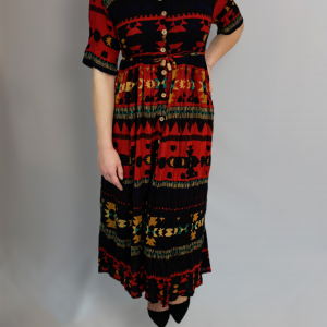 Red Aztec Dress